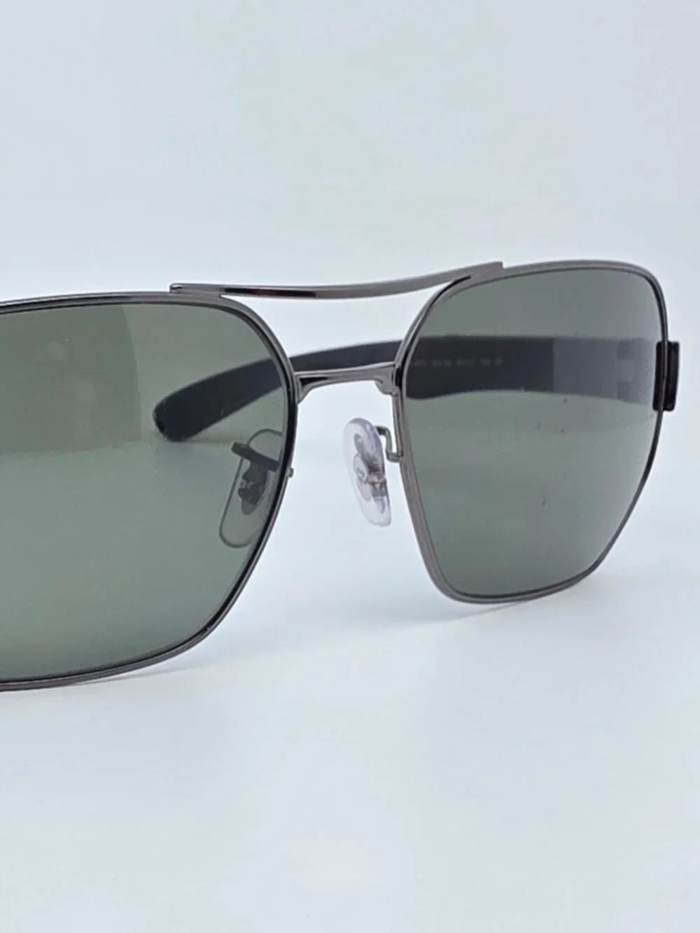 Ray-Ban RB3672 004/9A Gunmetal Frame Polarized G-15 Lens Aviator Sunglasses 60mm